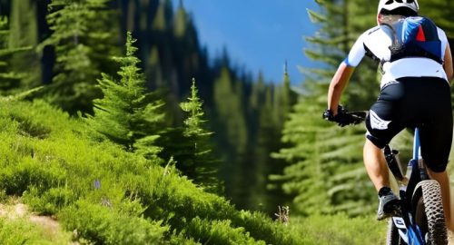 is mountain biking good for knee pain